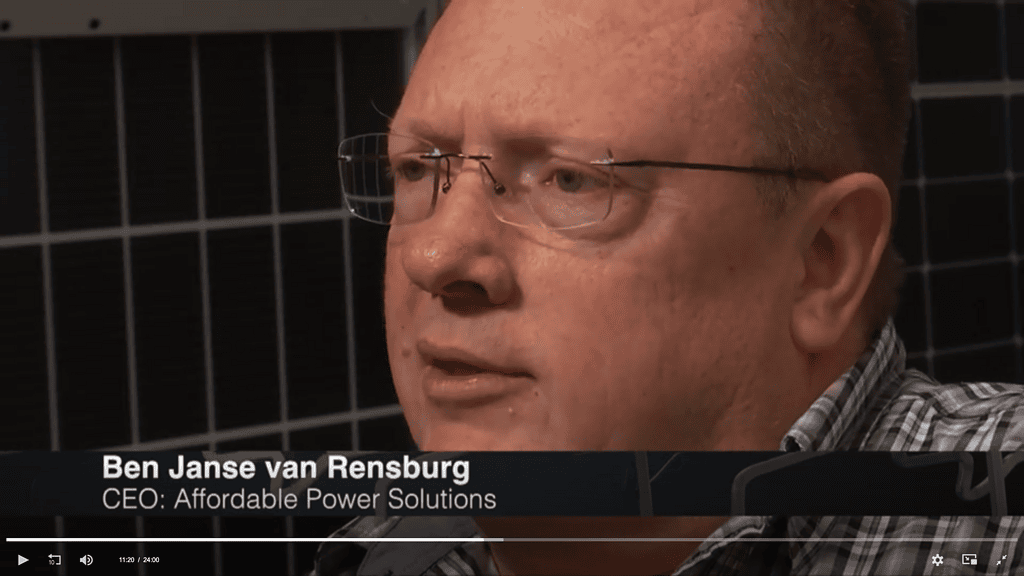 Affordable Power Solutions on Devi – Ben Janse van Rensburg on Solar Trust